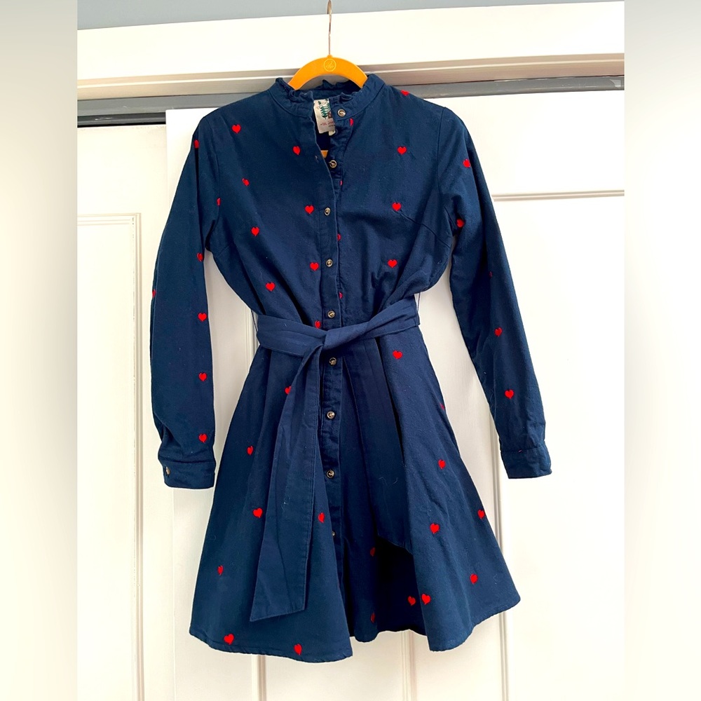 Kiel James Patrick cozy cabin dress - embroidered hearts